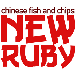 New Ruby Chinese and Fish & Chips logo.